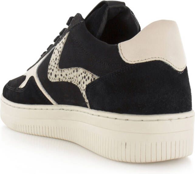 Maruti Momo Zwart Nubuck Lage sneakers Dames