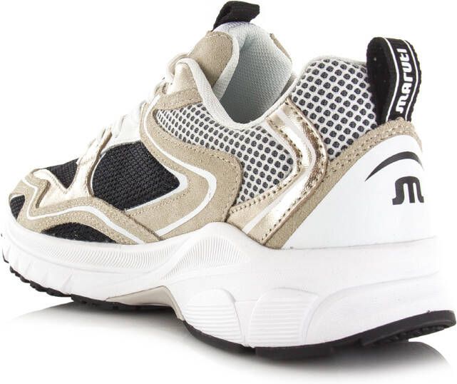 Maruti Novi sneakers dames beige Mesh Dames