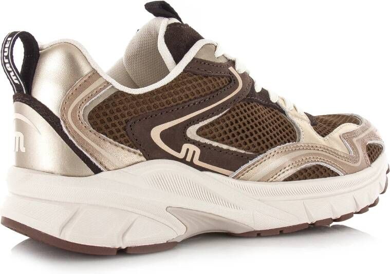 Maruti Novi sneakers dames bruin Mesh Dames