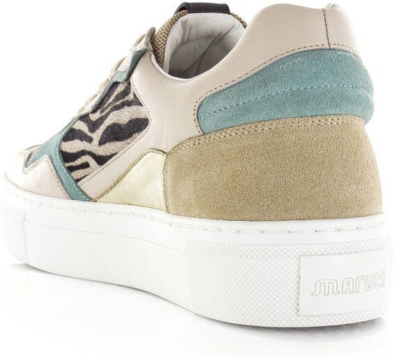 Maruti Tavi leather Blue Wit Leer Lage sneakers Dames