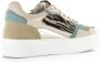 Maruti Tavi leather Blue Wit Leer Lage sneakers Dames - Thumbnail 14