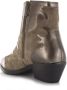 Maruti Tessy Leather Taupe Metalic Bronze Beige Suede Western Dames - Thumbnail 4