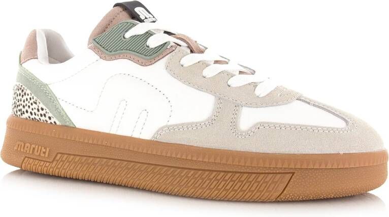 Maruti Yale Suede sneakers groen Leer Dames