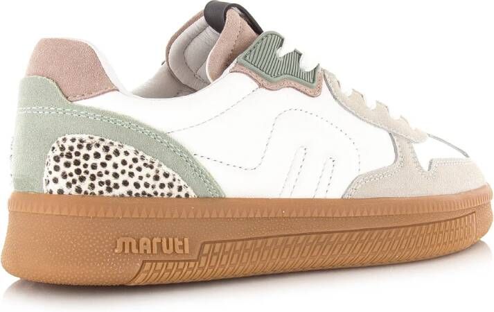 Maruti Yale Suede sneakers groen Leer Dames