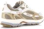 Mercer Amsterdam Elegante witte sneaker met gouden en zilveren accenten Beige Dames - Thumbnail 10