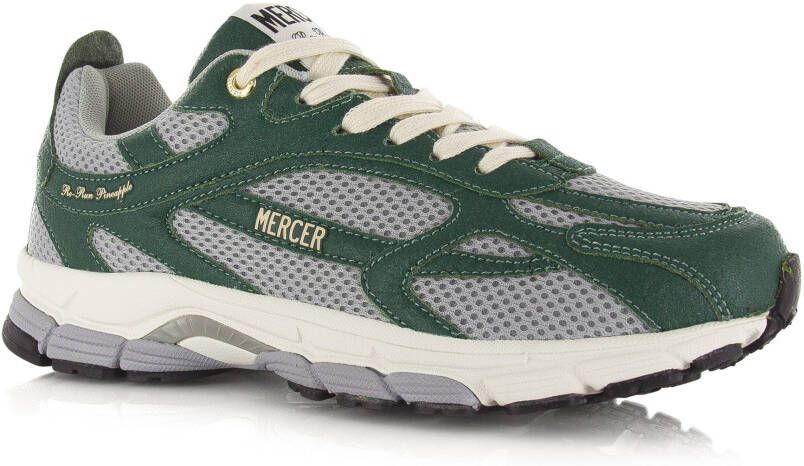 Mercer Amsterdam The Re-Run Pineapple green Groen Mesh Lage sneakers Unisex