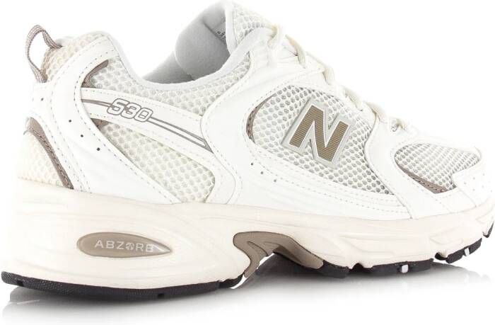 New Balance 530 sea salt arid stone Wit Mesh Lage sneakers Unisex