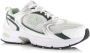 New Balance 530 white new spruce Wit Mesh Lage sneakers Unisex - Thumbnail 12