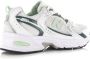 New Balance 530 white new spruce Wit Mesh Lage sneakers Unisex - Thumbnail 14