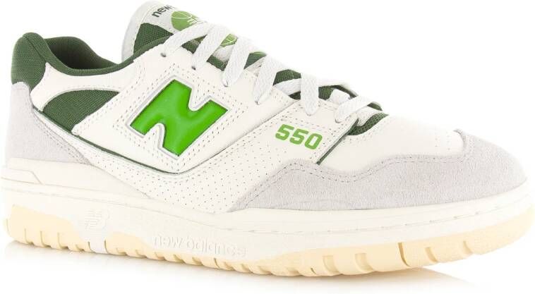 New Balance 550 sea salt alpine green Suede Unisex