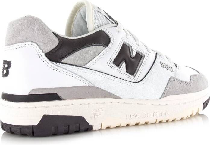 New Balance 550 sneakers white black Leer Unisex