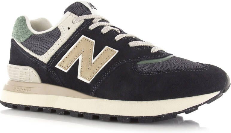 New Balance 574 Zwart Suede Lage sneakers Heren