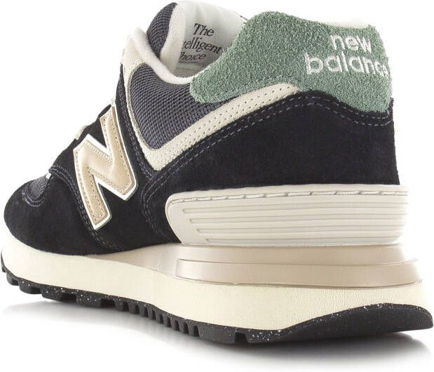 New Balance 574 Zwart Suede Lage sneakers Heren