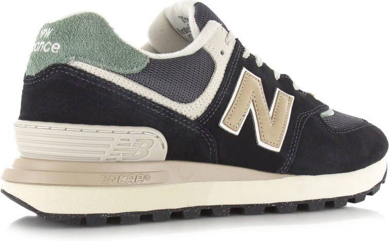 New Balance 574 Zwart Suede Lage sneakers Heren