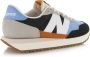New Balance MS237EB Blauw Nylon Lage sneakers Heren - Thumbnail 9