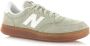New Balance T500 leren sneakers groen Suede Unisex - Thumbnail 2