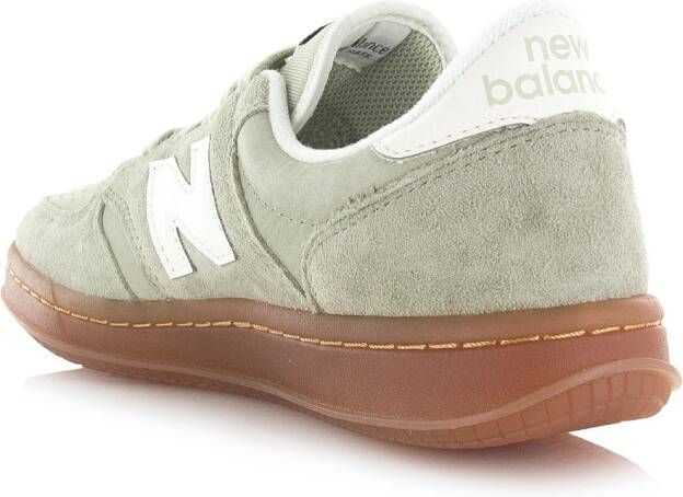 New Balance T500 leren sneakers groen Suede Unisex
