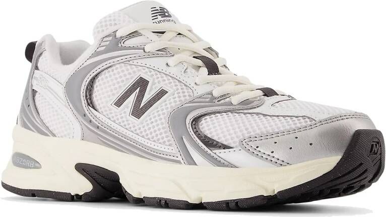 New Balance 530 silver metallic black Mesh Unisex