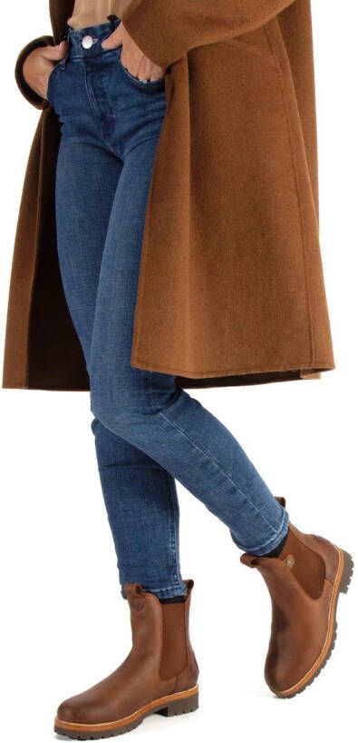 PANAMA JACK leren chelsea boots bruin Leer Dames