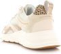 POELMAN beige sneakers van mesh Beige Mesh Lage sneakers Dames - Thumbnail 5
