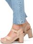 POELMAN C0118-15PSH sandaal sand Beige Suedelook Sandalen met hak Dames - Thumbnail 7