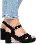 POELMAN C0118-15PSH1 sandaal black Zwart Synthetisch Sandalen met hak Dames - Thumbnail 7