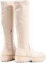 POSH by Poelman CYBELE Dames Hoge Stretch Laarzen Crème - Thumbnail 6