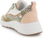 POSH by Poelman CHARLIE Dames Sneakers Beige met oranje combinatie - Thumbnail 13