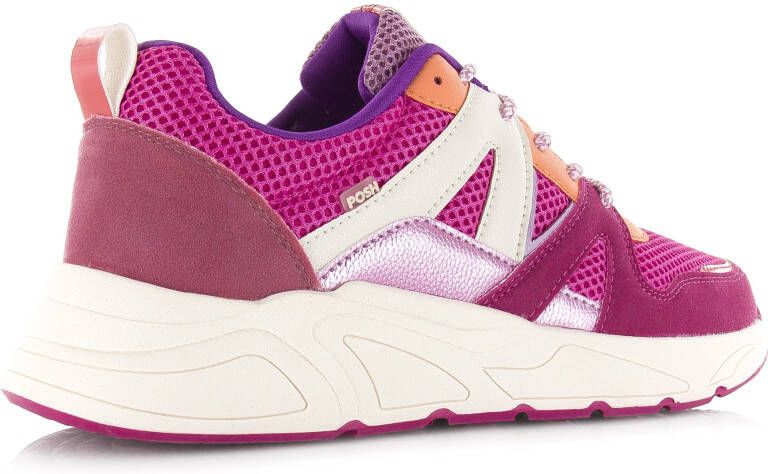 POELMAN C18582X9PSH27 Pink combi Roze Mesh Lage sneakers Dames