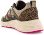 POELMAN C18582X9PSH9 Sneaker truffle black beige Groen Mesh Lage sneakers Dames - Thumbnail 5