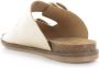 POELMAN Goudkleurige sandalen met gespen Goud Leer Platte sandalen Dames - Thumbnail 6