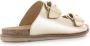 POELMAN Goudkleurige sandalen met gespen Goud Leer Platte sandalen Dames - Thumbnail 7