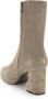 POELMAN Haklaars Beige Suede Enkellaars met hak Dames - Thumbnail 6