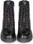 POELMAN leren veterboot zwart Leer Veterboots Dames - Thumbnail 8