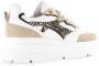 POELMAN Lpjana-06poe beige white platino Wit Leer Lage sneakers Dames - Thumbnail 6