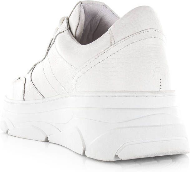 POELMAN LPJANA-08POE Sneaker white Wit Leer Lage sneakers Dames