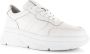 POELMAN LPJANA-08POE Sneaker white Wit Leer Lage sneakers Dames - Thumbnail 2