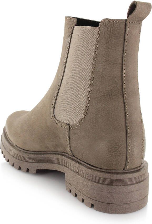 POELMAN Chelsea Boots Beige Nubuck Chelsea boots Dames