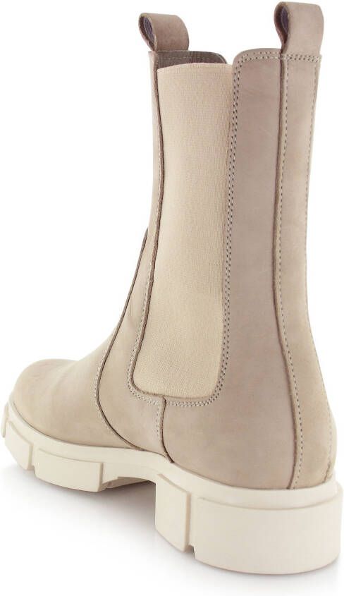 POELMAN Chelsea Boots Beige Nubuck Chelsea boots Dames