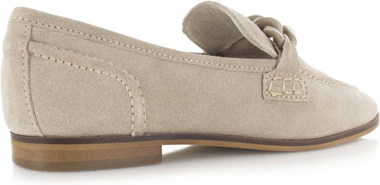 POELMAN Loafers suède Beige Suede Loafers Dames