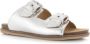 POELMAN Zilverkleurige sandalen Zilver Leer Platte sandalen Dames - Thumbnail 5