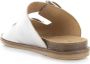 POELMAN Zilverkleurige sandalen Zilver Leer Platte sandalen Dames - Thumbnail 6