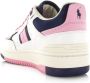 Polo Ralph Lauren Masters Sport | white navy pink Wit Leer Lage sneakers Dames - Thumbnail 3