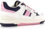 Polo Ralph Lauren Masters Sport | white navy pink Wit Leer Lage sneakers Dames - Thumbnail 4