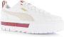 PUMA Mayze Lth Wn Lage sneakers Leren Sneaker Dames Wit - Thumbnail 7