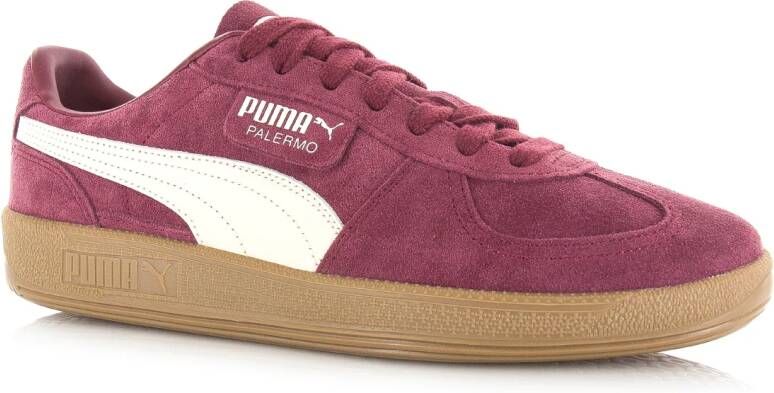 Puma Palermo ruby shimmer alpine snow Leer Unisex