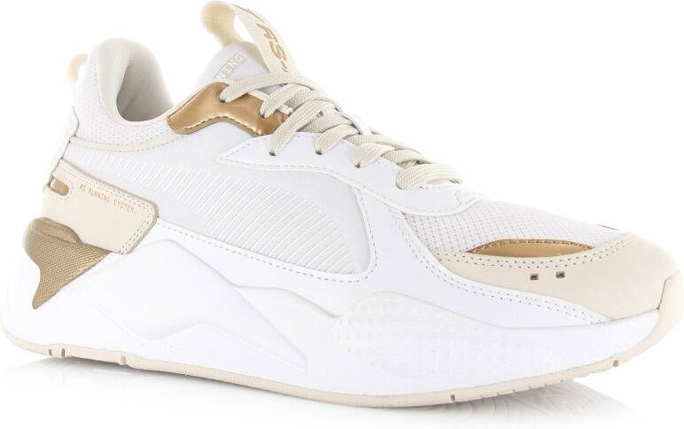 Puma RS-X Glam Wns warm white Wit Leer Lage sneakers Dames