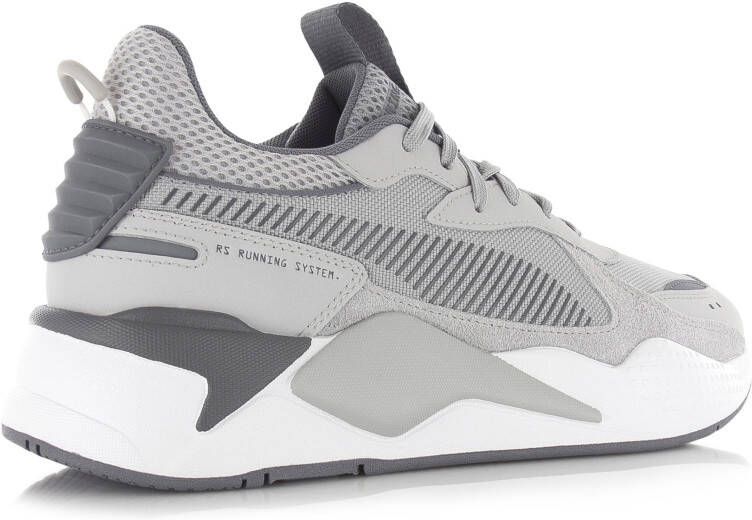 Puma RS-X Suede Cool Mid Gray-Harbor Mist Grijs Suede Lage sneakers Unisex