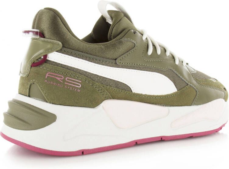 Puma RS-Z Reinvent Wns Groen Leer Lage sneakers Dames