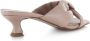 RED RAG Slip on heel knot Roze Leer Sandalen met hak Dames - Thumbnail 7